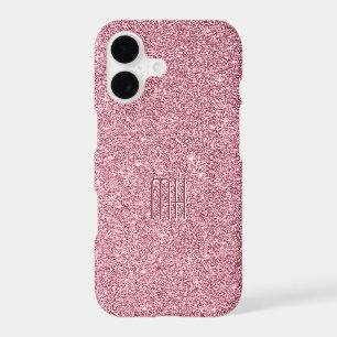 Custom Monogram Faux Glitter Bling