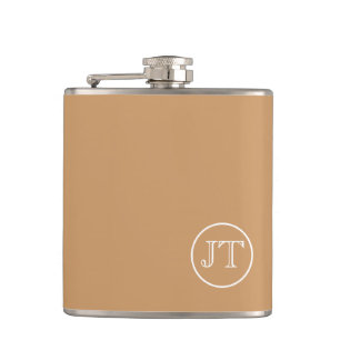 Custom Monogram Flask
