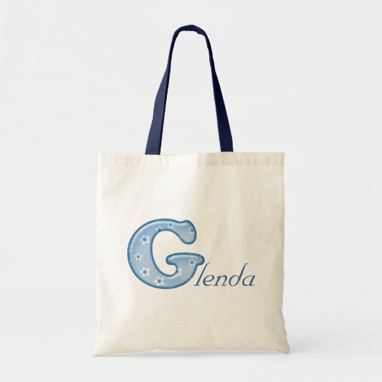 Custom Monogram G Name tote bag