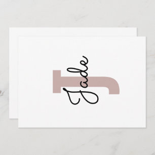 Custom Monogram Gift for Names Starting with J  Invitation