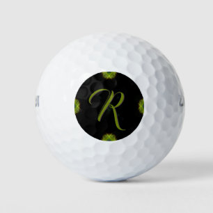 Custom monogram golf balls