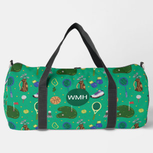 Custom Monogram Golf & Racquet Travel Bag