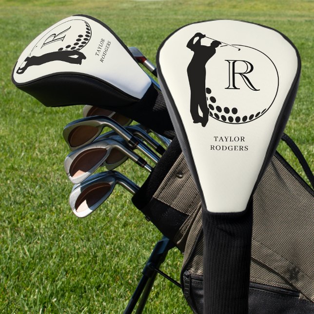 Custom Monogram Golf Swing Golf Head Cover (Creator Uploaded)