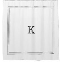 Custom Monogram in Classic Black and White