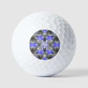 Custom Monogram Initial Name Floral Art Golf Balls