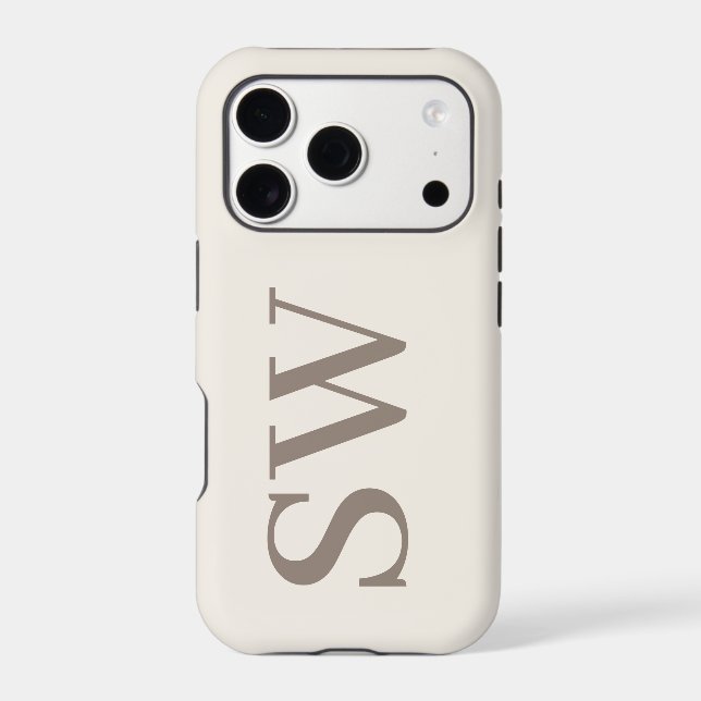 Custom Monogram Initial | Quiet Luxury Design (Back)