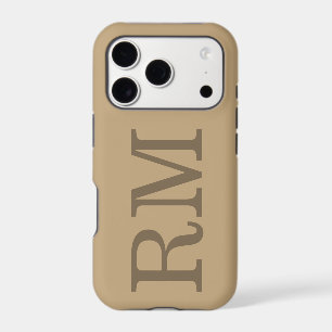 Custom Monogram Initial Quiet Luxury Design