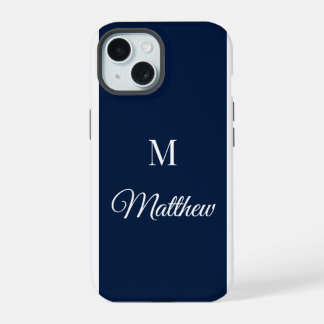 Custom Monogram iPhone Case