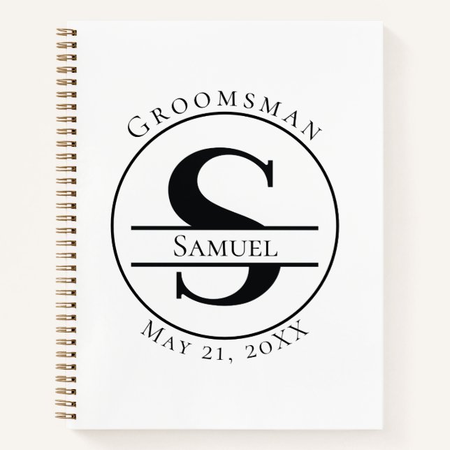 Custom Monogram Journals  (Front)