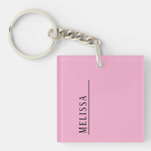 Custom Monogram Keychain in Elegant Colours