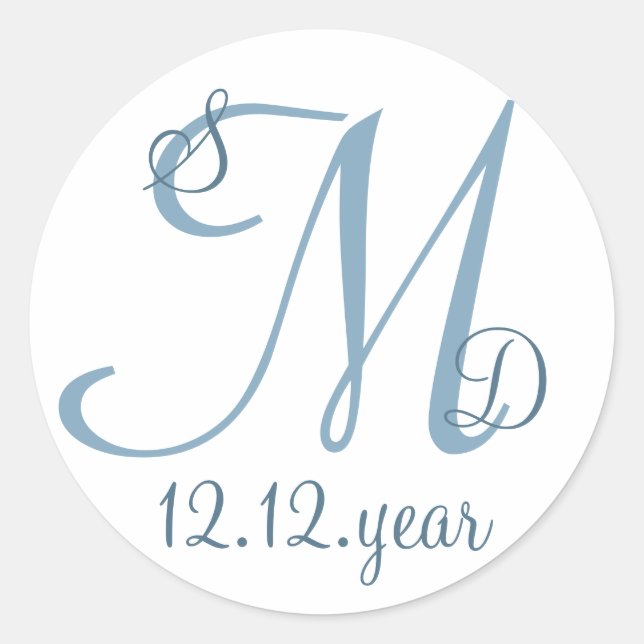 Custom Monogram label (Front)