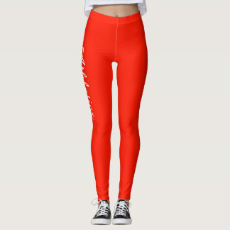 Custom Monogram Leggings – Personalized Activewear