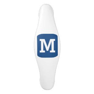 Custom Monogram Letter Your Initial Designer Colou Ceramic Cabinet Pull
