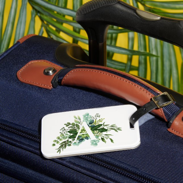 Custom Monogram Luggage Tag (Front Insitu 3)