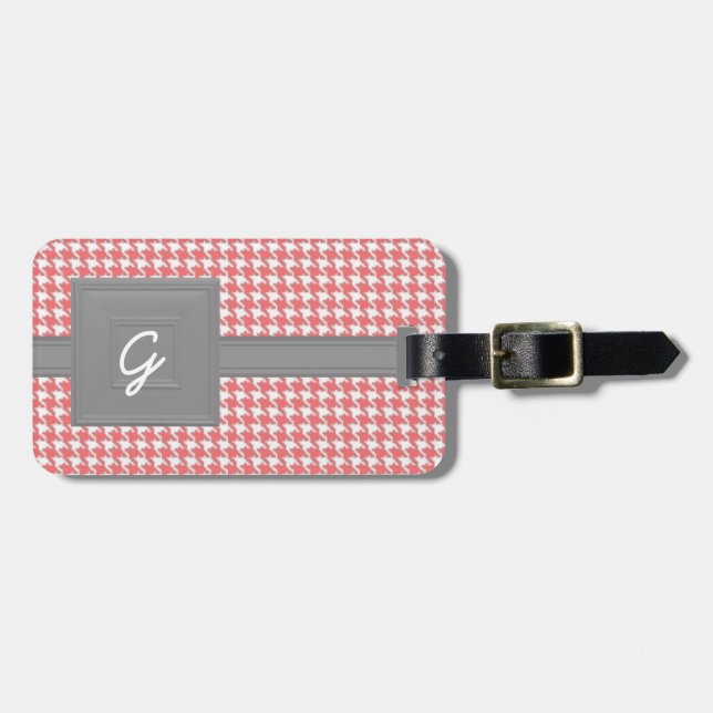 Custom Monogram Luggage Tag (Front Horizontal)