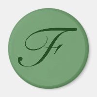 Custom Monogram Magnet
