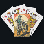 Custom Monogram Motocross Playing Cards<br><div class="desc">See my store for more sports items.</div>