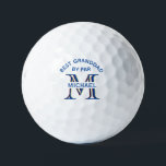 Custom Monogram Name Best Granddad by Par      Golf Balls<br><div class="desc">This unique golf head cover is special -- features a unique layering of the monogram -- look closely and you will see three colours, which gives it the feeling of depth. Personalised additionally with his first name -- and the message: Best Granddad by Par. Also would be perfect as father's...</div>