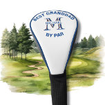 Custom Monogram Name Best Granddad by Par    Golf Head Cover<br><div class="desc">This unique golf head cover is special -- features a unique layering of the monogram -- look closely and you will see three colours, which gives it the feeling of depth. Personalised additionally with his first name -- and the message: Best Granddad by Par. Also would be perfect as father's...</div>