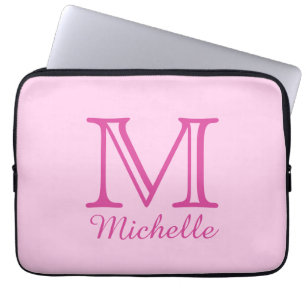 Custom Monogram, Name & Colour laptop sleeves