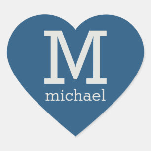 Custom Monogram, Name & Colour stickers