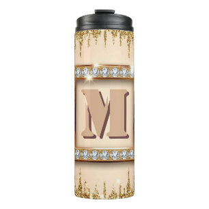 Custom Monogram Name Design ✨ Thermal Tumbler