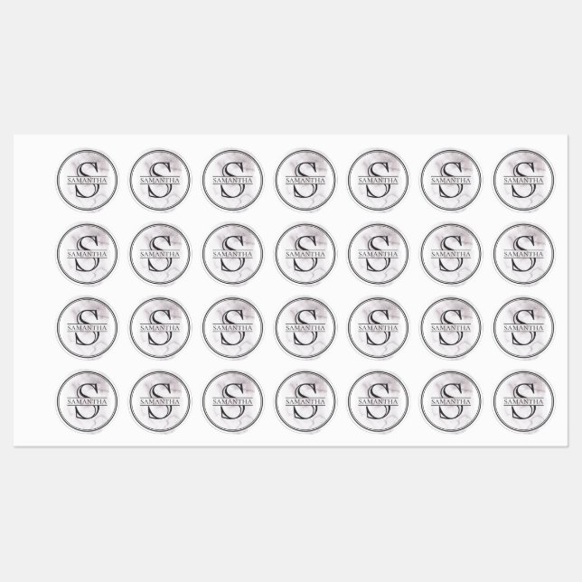 Custom Monogram Name Minimal (Sheet)