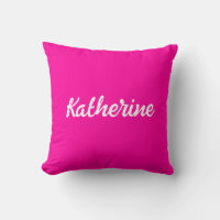 Custom Monogram Name Neon Pink