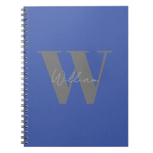 custom Monogram name Notebook for Him