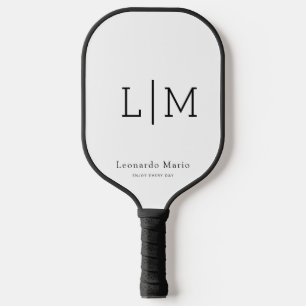 Custom Monogram Name Pickleball Paddle