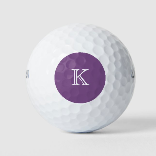 Custom Monogram on a Golf Ball (Front)