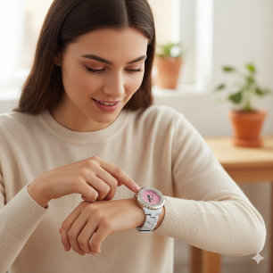 Custom Monogram Personalised Name Initial Watch
