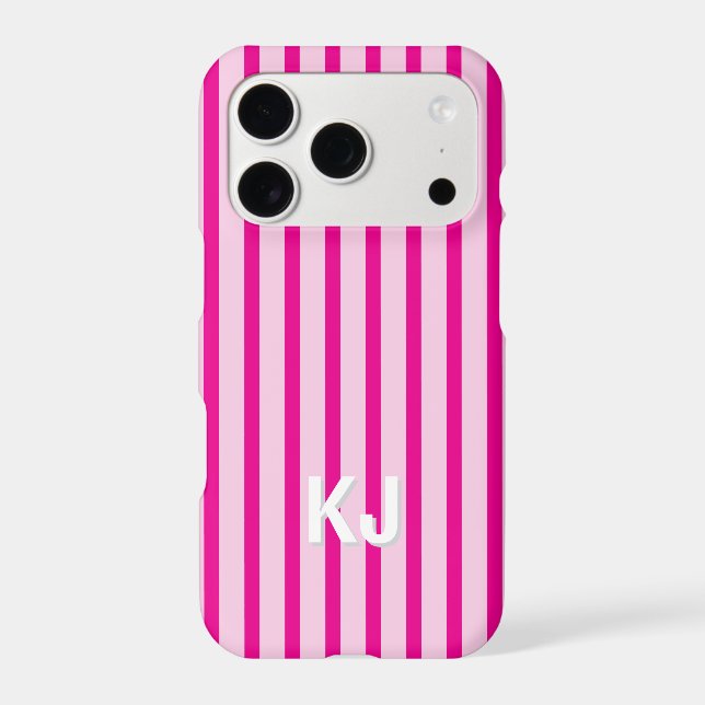 Custom Monogram Personalised Stripes Aesthetic (Back)