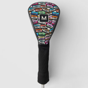 Custom Monogram Retro Casette Tapes Golf Head Cover