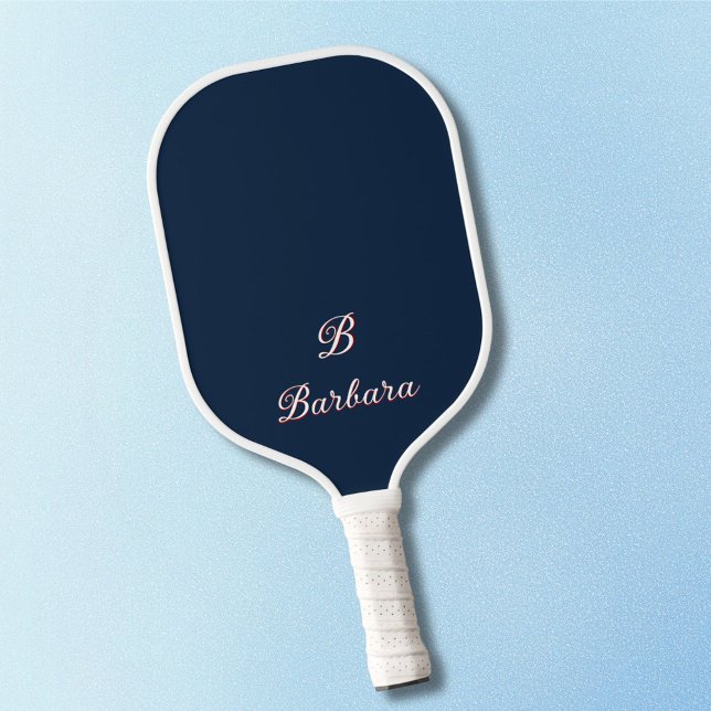 Custom Monogram Script Name Pickleball Paddle (Creator Uploaded)