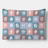 Custom Monogram Seashells Pattern