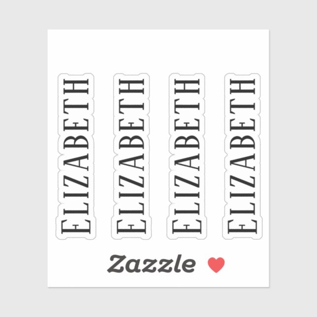 Custom monogram, simple modern (Sheet)