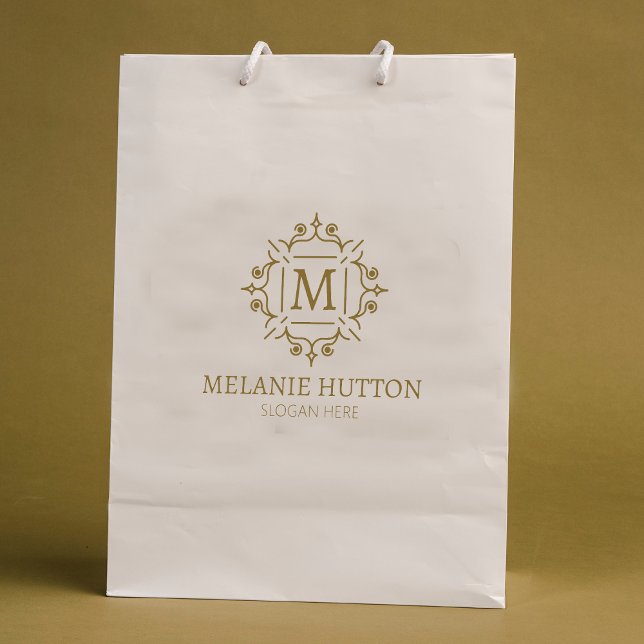 Custom Monogram, Small Business Large  Rubber Stamp (Creator Uploaded)