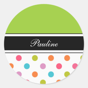 Custom Monogram Sticker Labels