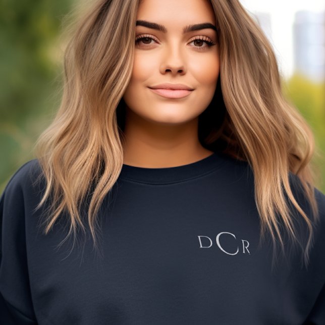 Custom Monogram Sweatshirt (Personalized Monogrammed Sweatshirt)