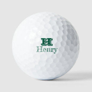 Custom Monogram With First Name Golf Balls