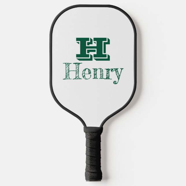 Custom Monogram With First Name Pickleball Paddle (Front)