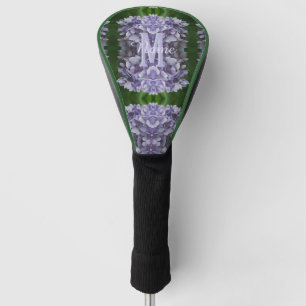 Custom Monogram Your Initial Name Hydrangea Flower Golf Head Cover