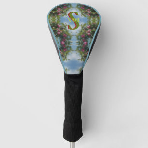 Custom Monogram Your Initial Name Red Apples Art Golf Head Cover