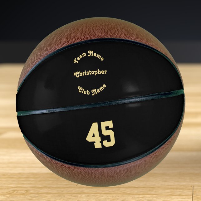 Custom Monogrammed Player Team Club Name Number Basketball (Custom Monogrammed Player Team Club Name Number Basketball)