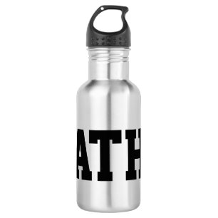 Custom monogrammed stainless steel water bottle