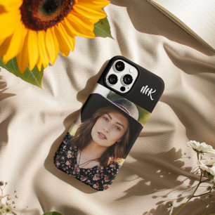 Custom Monogrammed Your Photo Pretty Lady iPhone 16 Pro Max Case