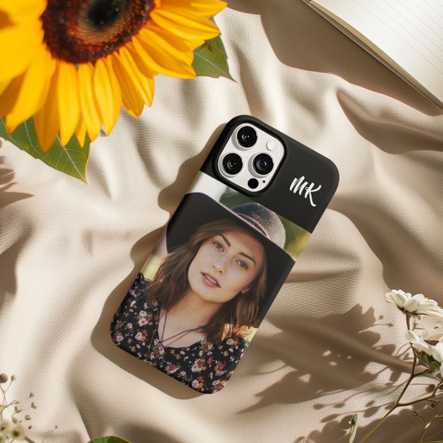 Custom Monogrammed Your Photo Pretty Lady Case-Mate iPhone Case (Custom Monogrammed Your Photo Pretty Lady Case-Mate iPhone Case)