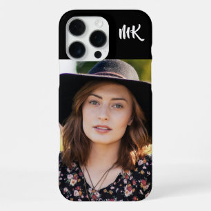 Custom Monogrammed Your Photo Pretty Lady iPhone 16 Pro Max Case