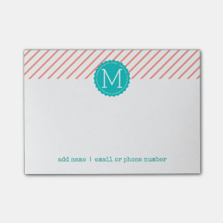 Custom Monograms Post-it® Notes